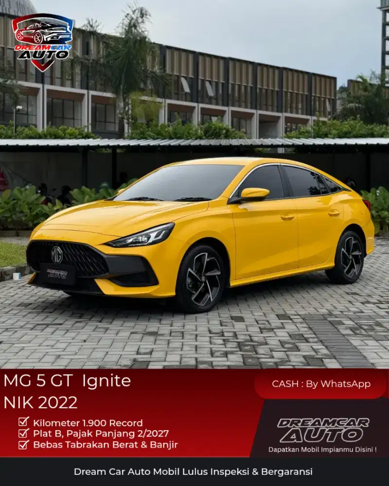 [ LOW KM 1.900 ] MG 5 GT Ignite 2022 Sunroof non magnify excite chery