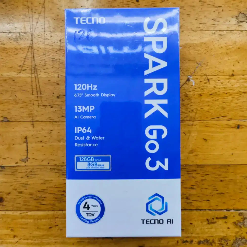 Tecno Spark Go 3 4/128 4/64 Gb New Baru Murah Garansi Resmi 1 Tahun