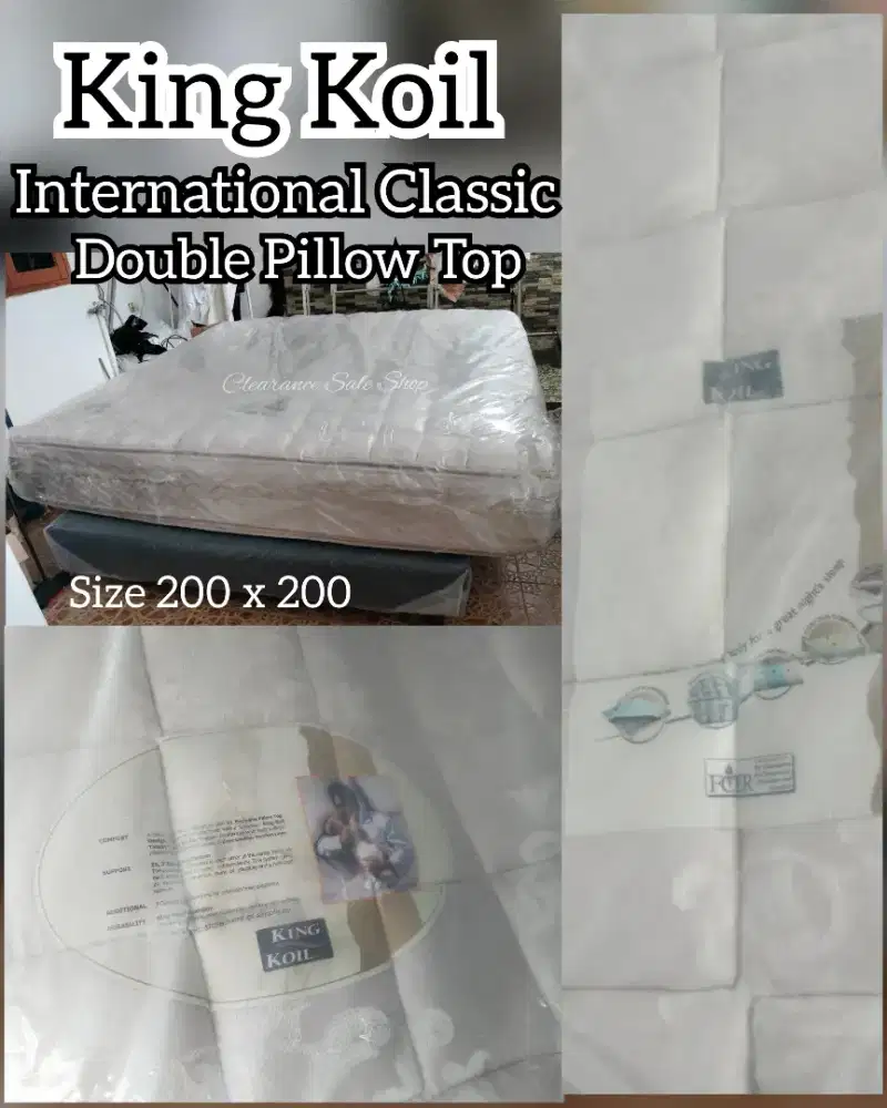 King Koil International Classic Double Pillow Top