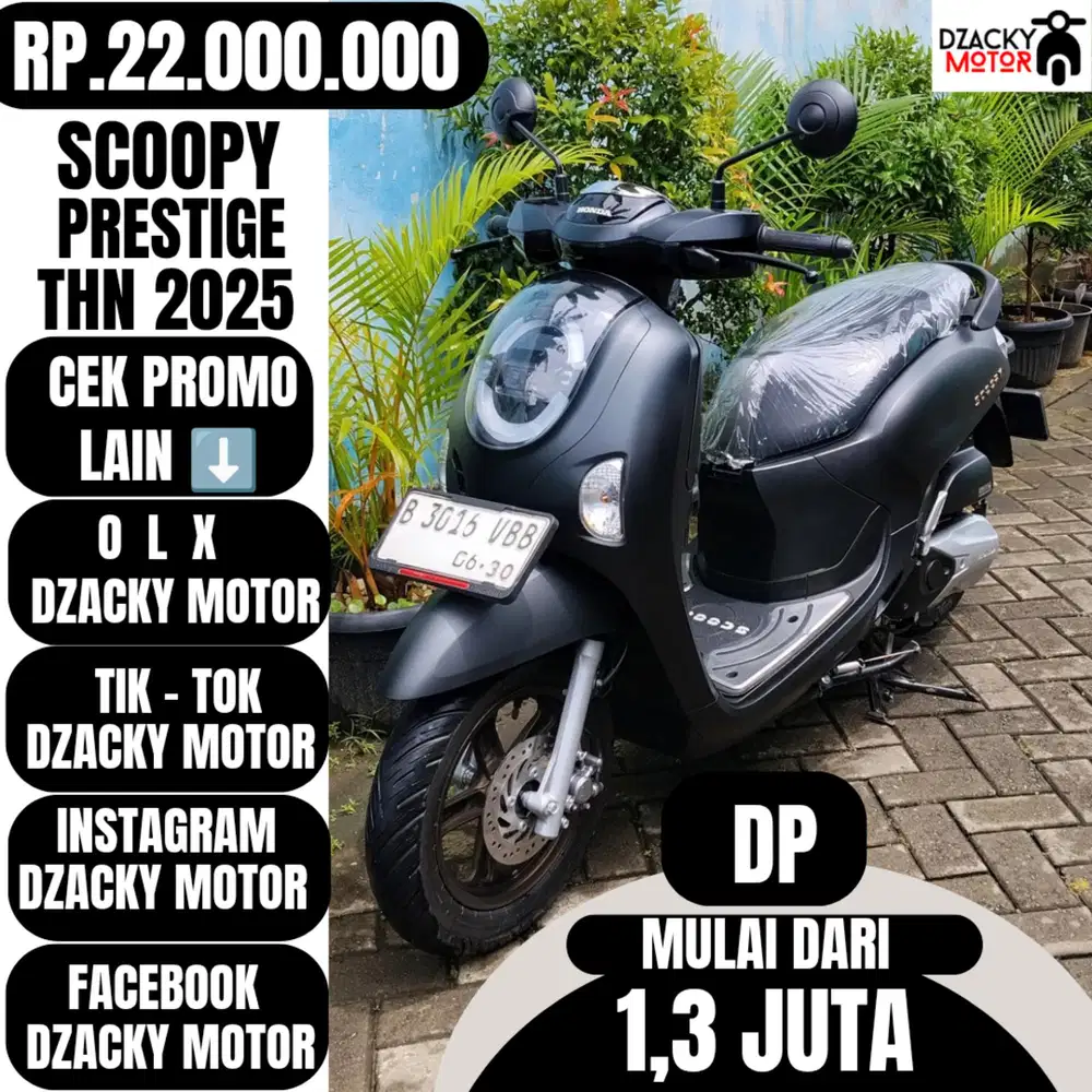 SCOOPY PRESTIGE 2025 SECOND LIKE NEW