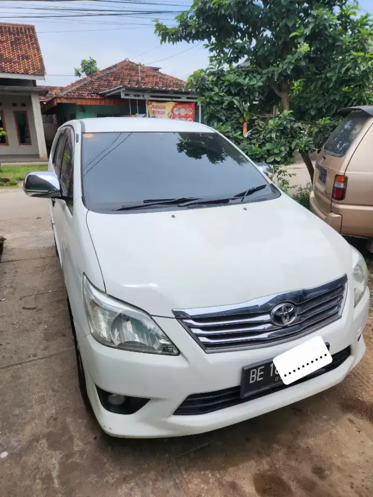 -Innova Diesel G matic
-Warna Putih
-Tahun 2012