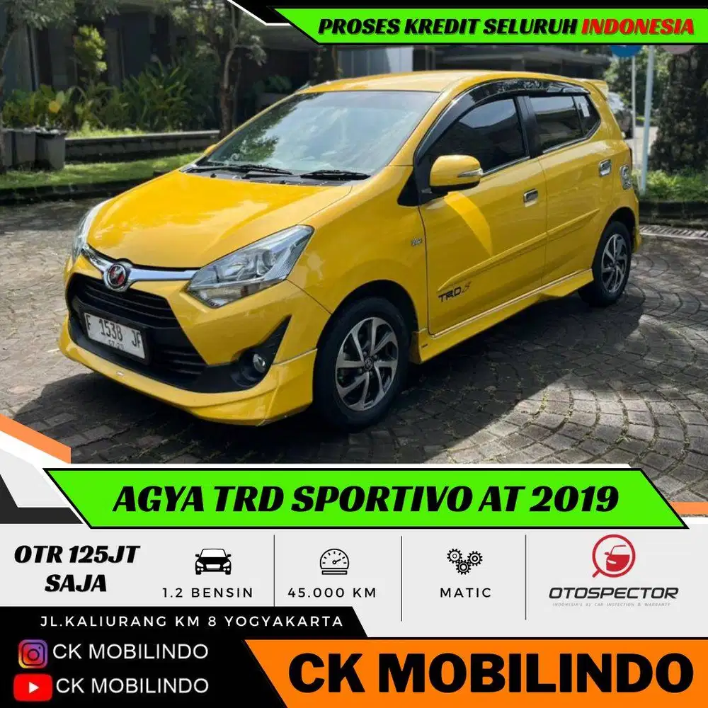 Toyota Agya TRD Sportivo Matic 2019 ISTIMEWA DP Minim Ayla