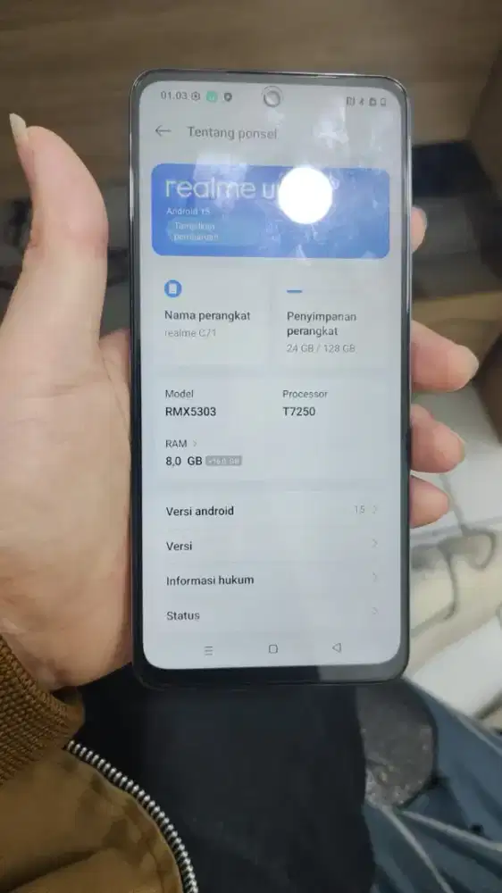 Jual realme C71 NFC Ram 8+16/128