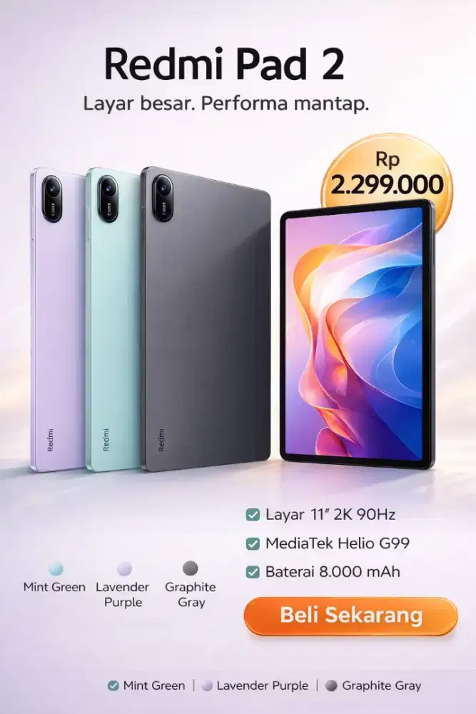 Sayang anak TAB REDMI PAD 2