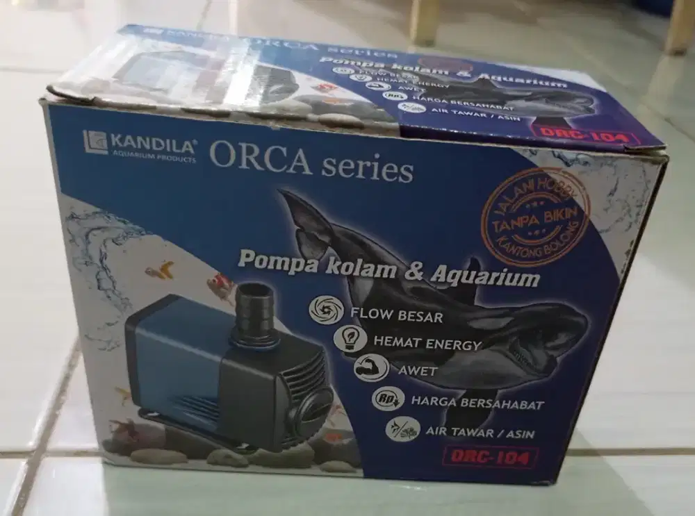 Pompa air aquarium atau kolam ikan Baru Gress Fullset Normal