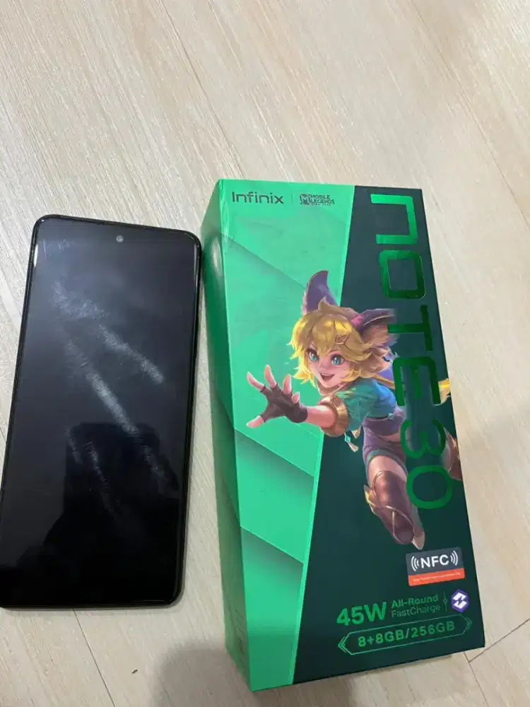DIJUAL INFINIX NOTE 30 second