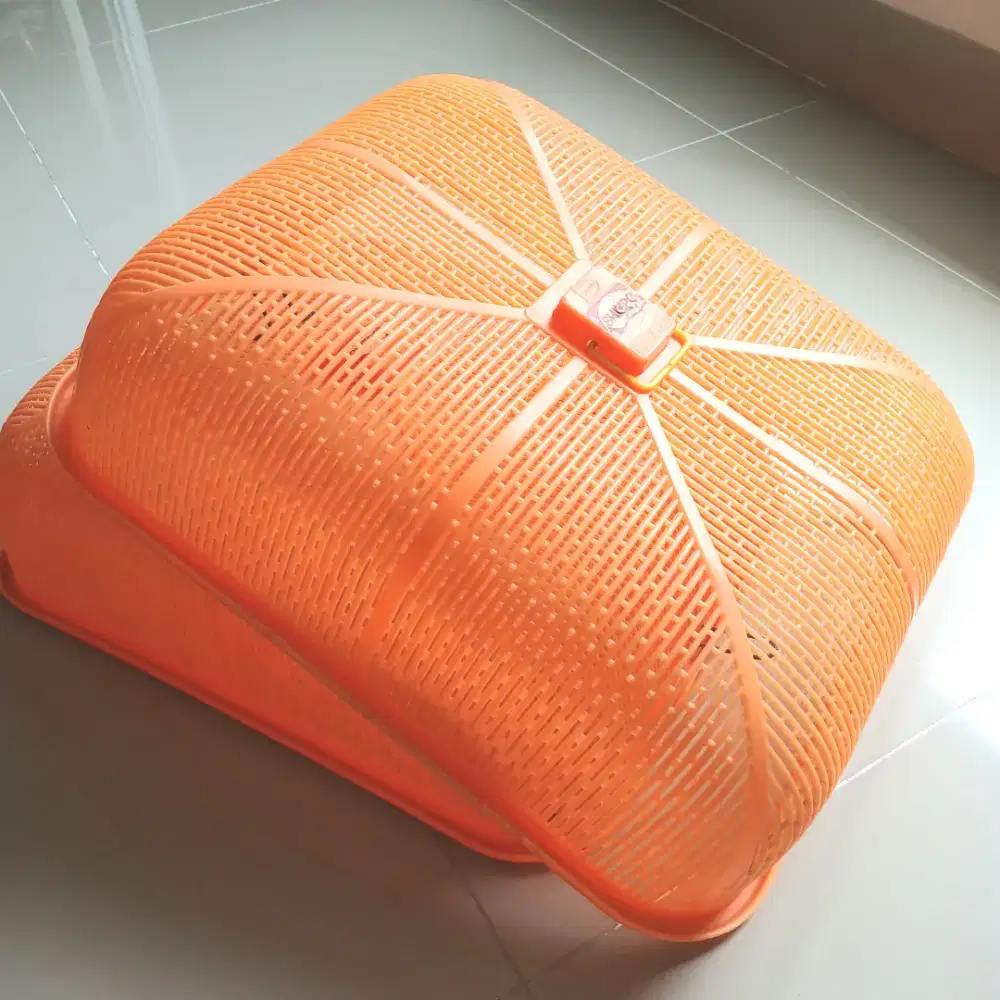 Tudung saji plastik Shinpo 302M beli 2 free 1 size kecil, bekas