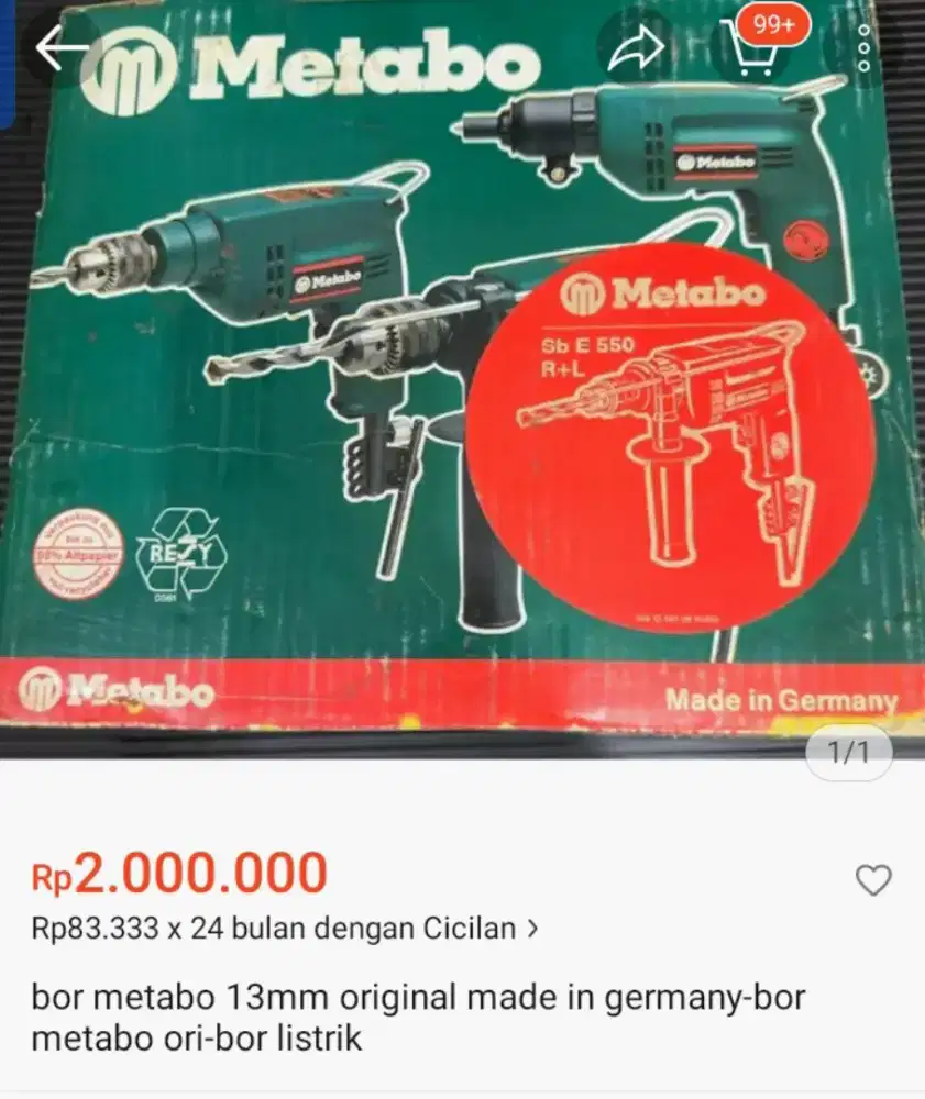 Mesin Bor Matabo SB561