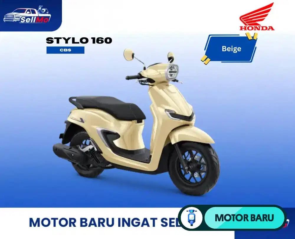 PROMO MOTOR HONDA STYLO 160 CBS & STYLO 160 ABS DP MULAI 2 JT AN