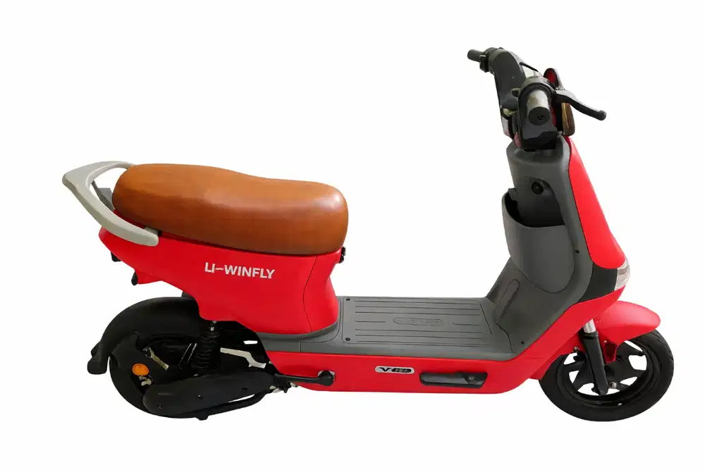 Sepeda Listrik U Winfly - D8S Warna Merah