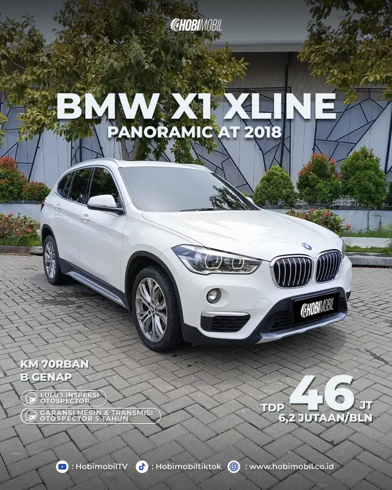 Bmw x1 Xline Panoramic AT 2018 garansi mesin transmisi 5th