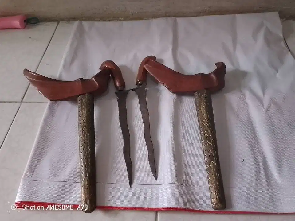 Keris Sepasang Kemanten Bekas.