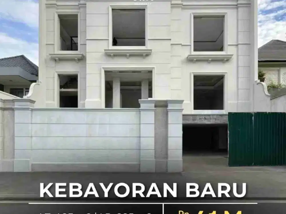 BRAND NEW HOUSE, ON PROGRESS
SEMI FURNISHED di KEBAYORAN BARU JAKARTA SELATAN