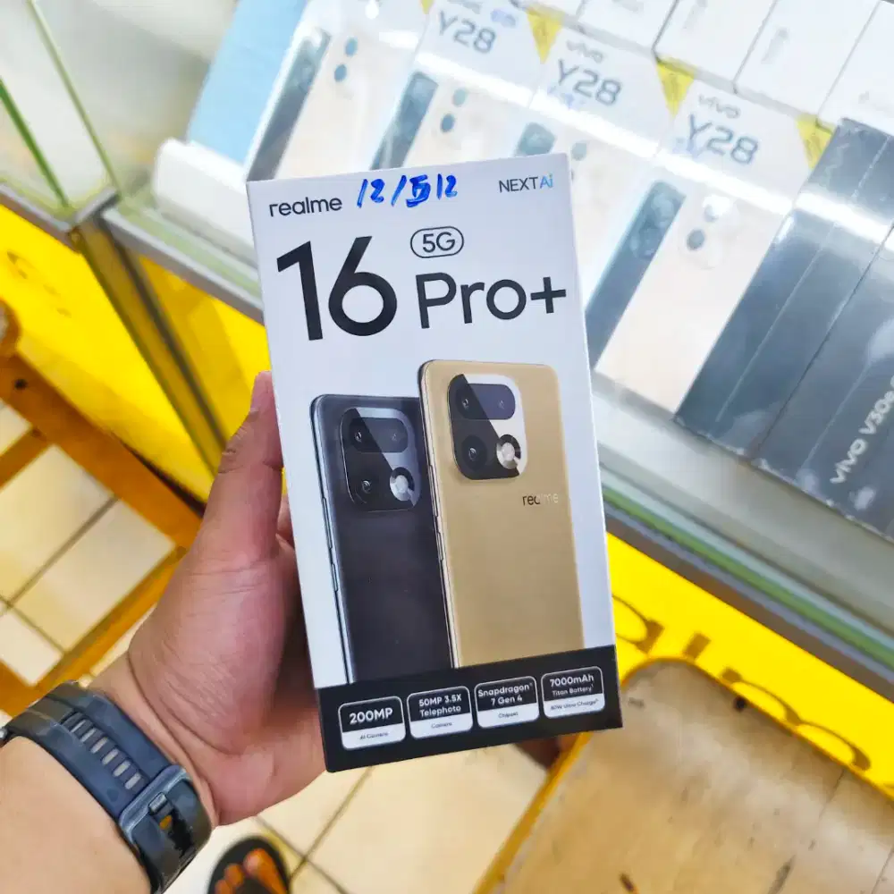Realme 16 Pro+ Plus 5G 12/512 Gb New Baru Murah Garansi Resmi 1 Tahun