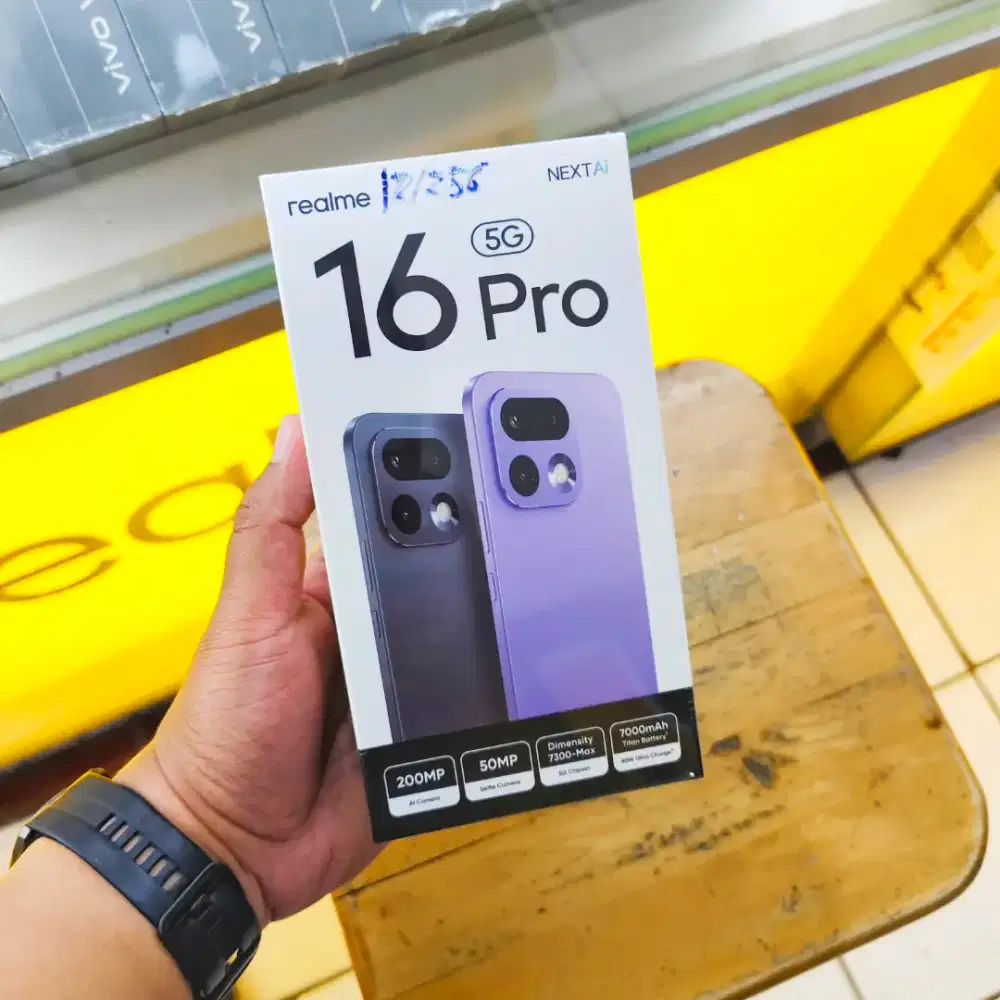 Realme 16 Pro 5G 12/256 Gb New Baru Murah Garansi Resmi 1 Tahun