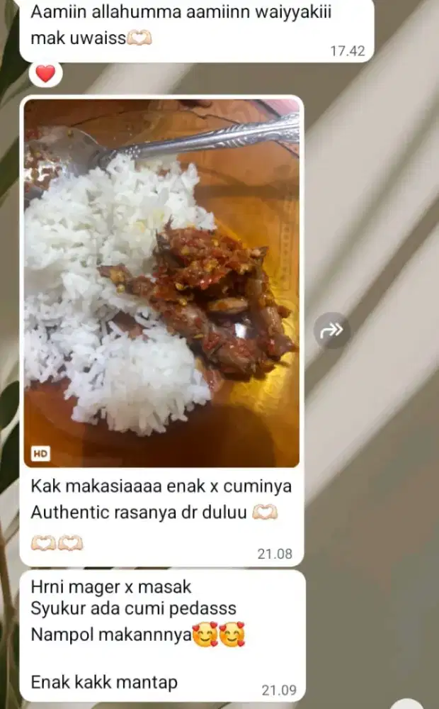 Sambal Cumi Asin Sambal Pedas