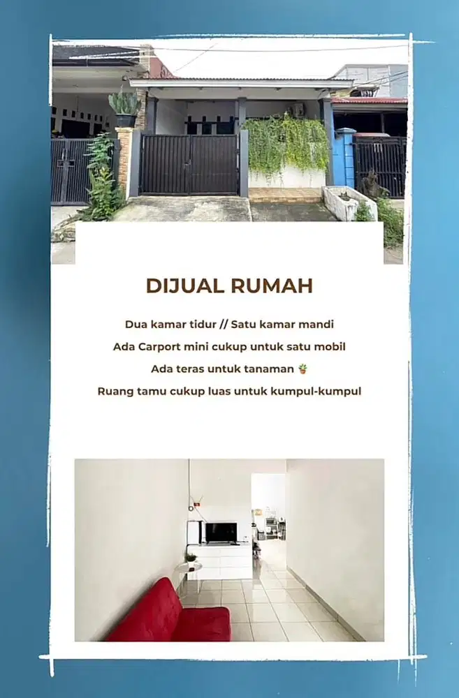 Dijual rumah di bekasi, tambun utara