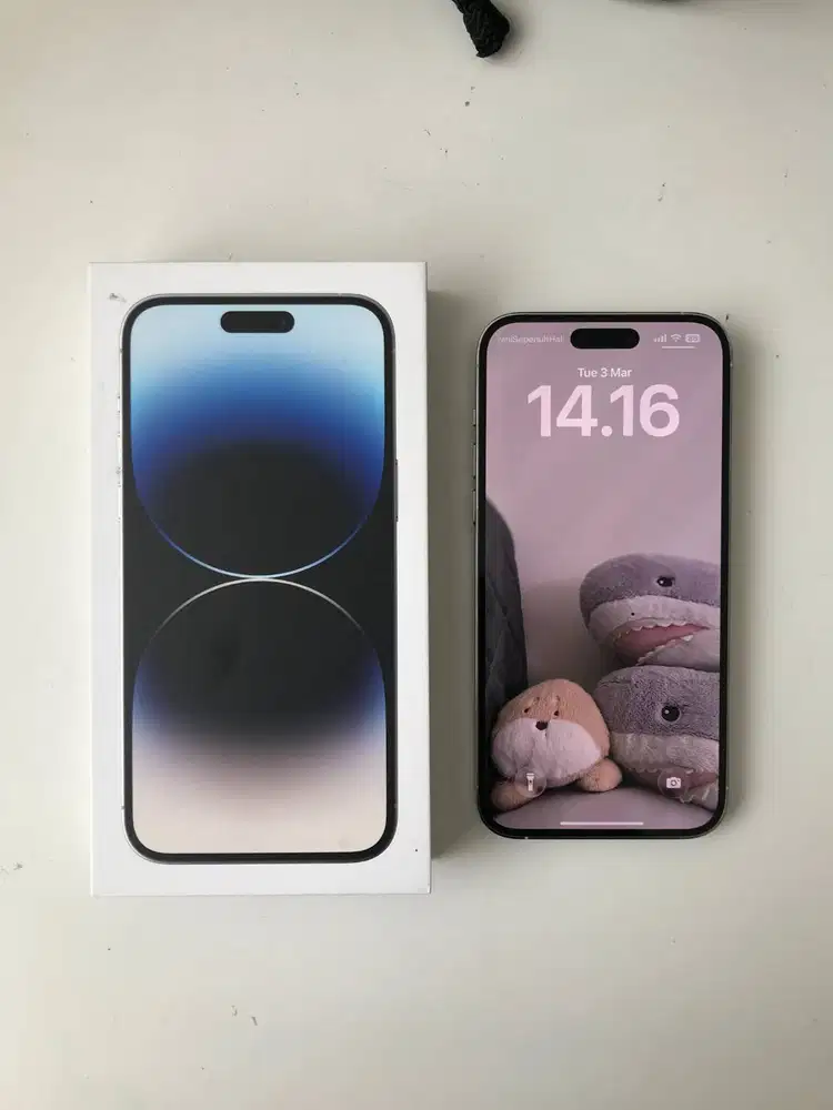 Iphone 14 Pro Max 256 GB Silver Second IBOX