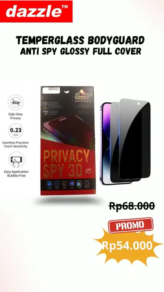 Temperglass bodyguard anti spy