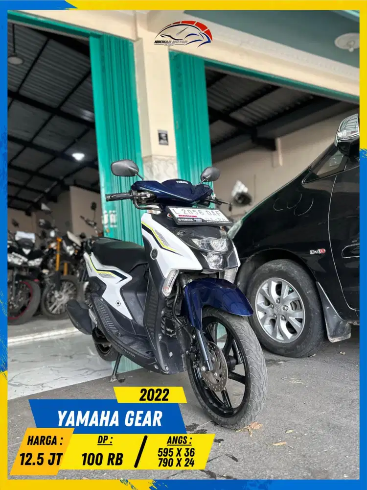 YAMAHA GEAR 2022 PLAT L GERCEP MASZEEHH HIKMAH MOTOR KEPUH MALANG