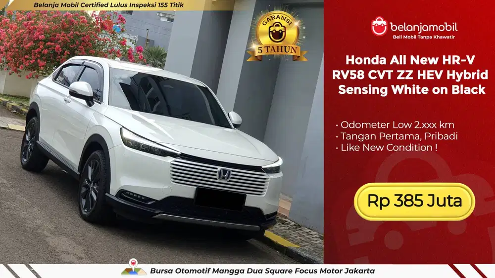 [ KM LOW 2RB ] Honda HRV HR-V HR V RV58 CVT ZZ HEV Hybrid 2025/2026