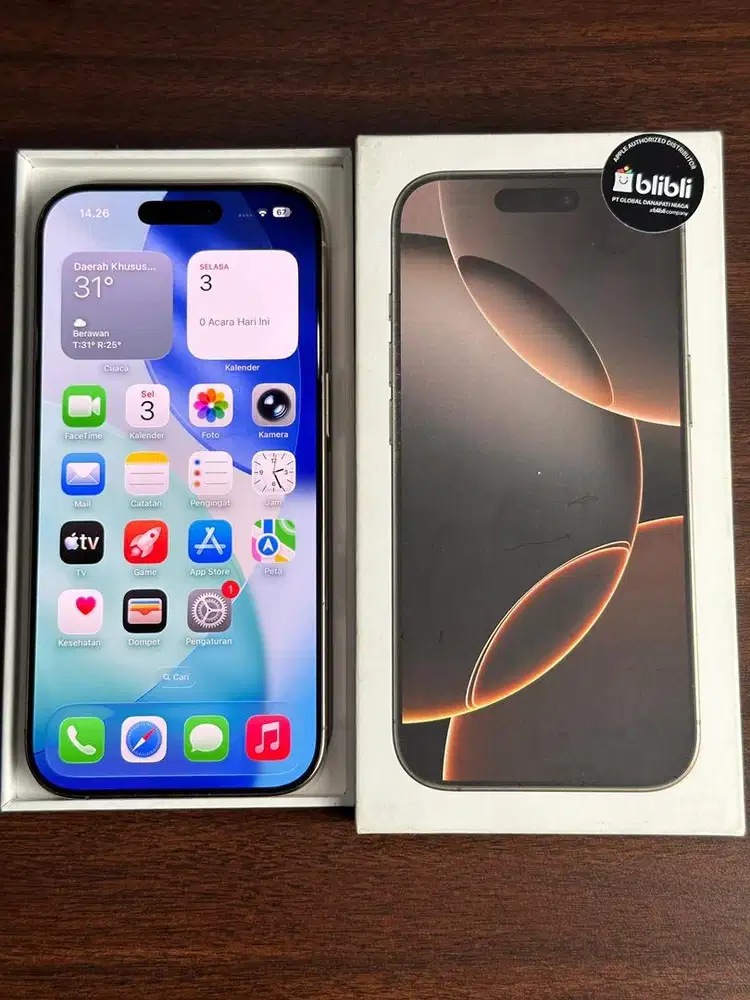 iPhone 16 Pro 256GB Dessert titanium mulus fullset