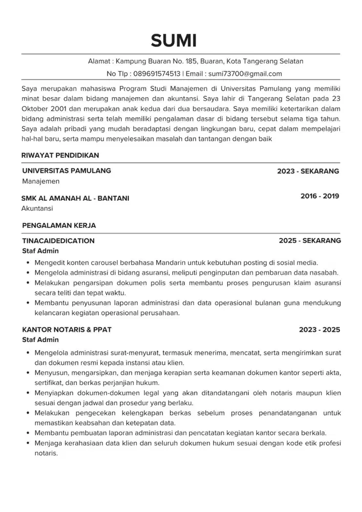 Cari lowongan pekerjaan