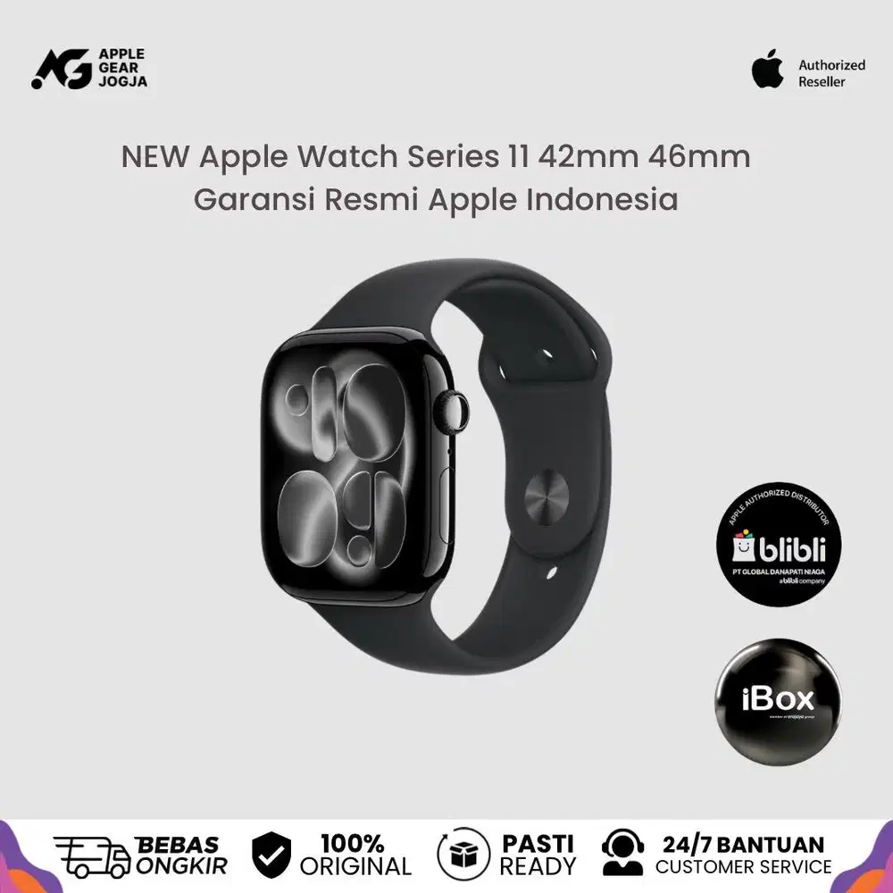 (iBox) Apple Watch iWatch Series 11 42mm 46mm Resmi Indonesia