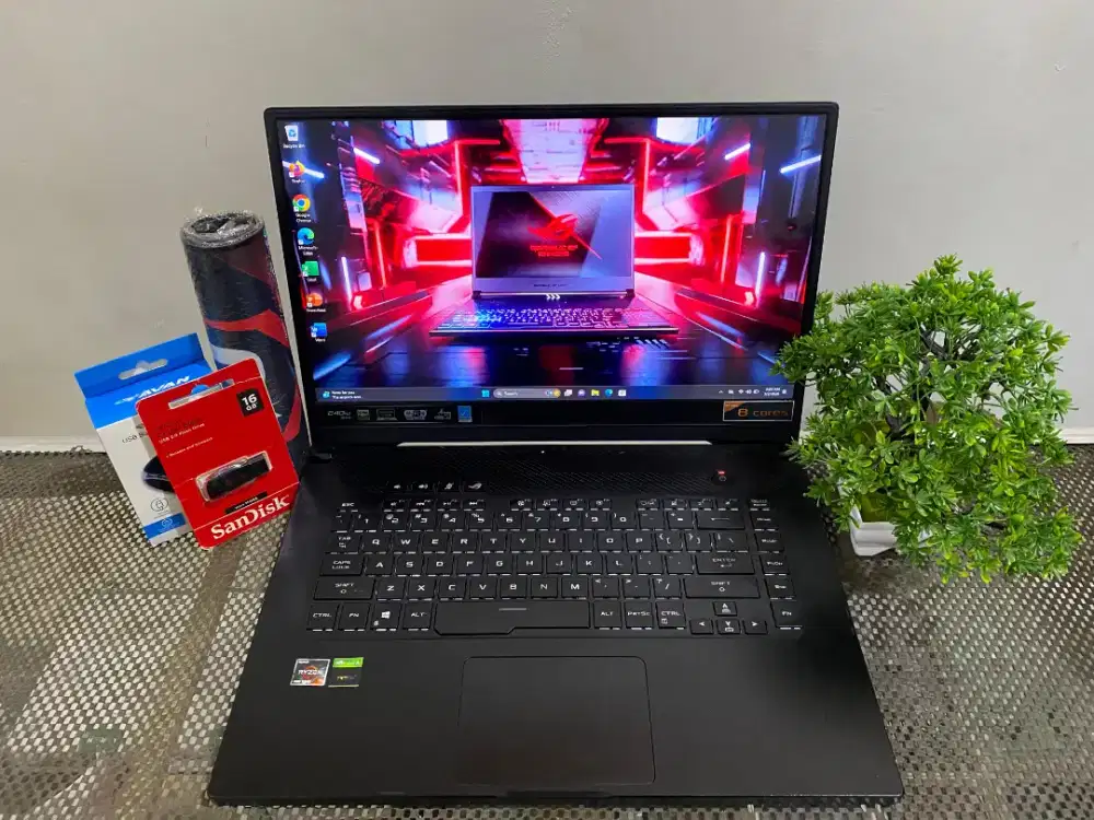 ASUS ROG ZEPHYRUS G15 RAM 16 RYZEN 9 NVIDIA RTX FULLSET