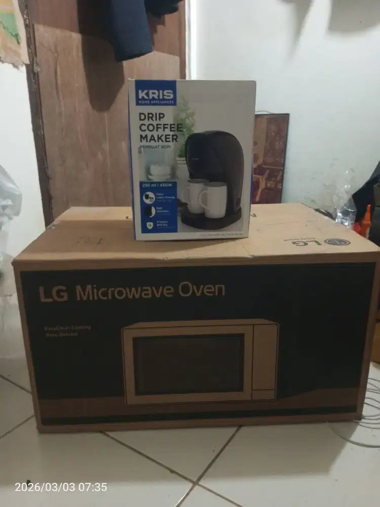 Paket Baru Hadiah – LG Microwave + KRIS Coffee Maker
