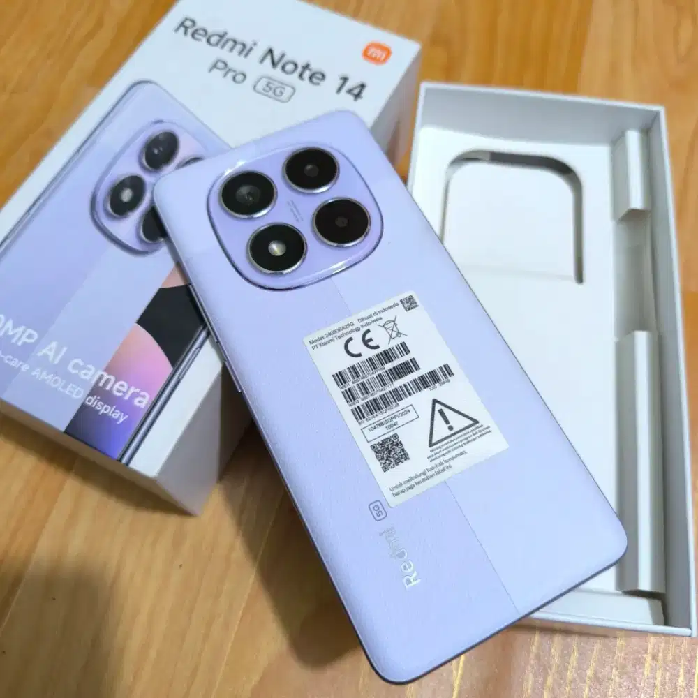 Redminote 14 pro 5g 8/256gb fullset mulus