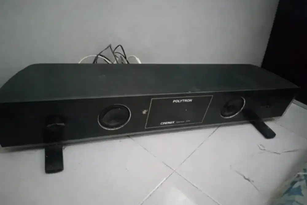 DIJUAL SOUNDBAR TV POLYTRON BLUETOOTH