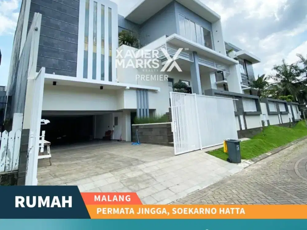 Dijual Rumah Hook Mewah 2LT Taman Luas Ada Ruang Multifungsi Siap Huni Lingkungan Aman Lokasi Strategis Dekat Pusat Kota di Permata Jingga Lowokwaru