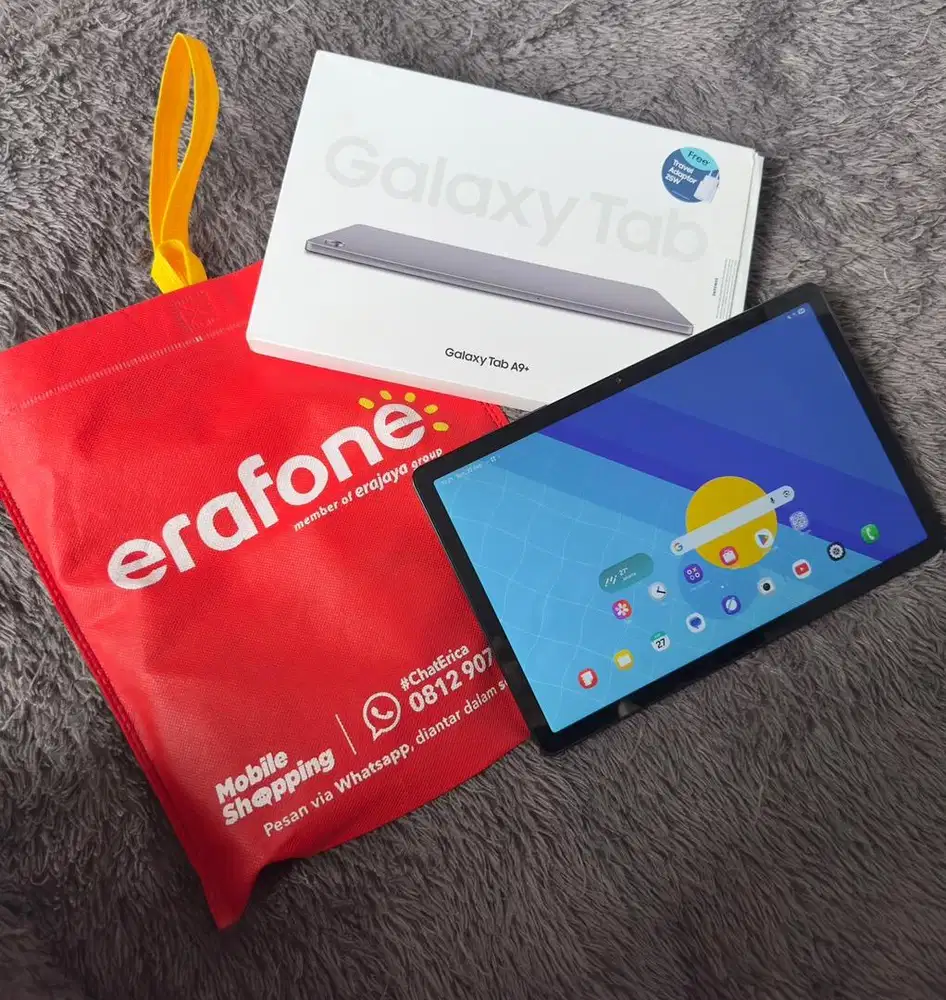 Tablet Samsung Galaxy Tab A9 + Plus Wifi Fullset Mulus