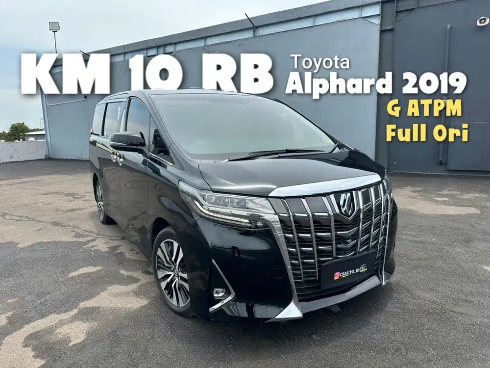 Toyota Alphard 2019 G ATPM Hitam ANTIK