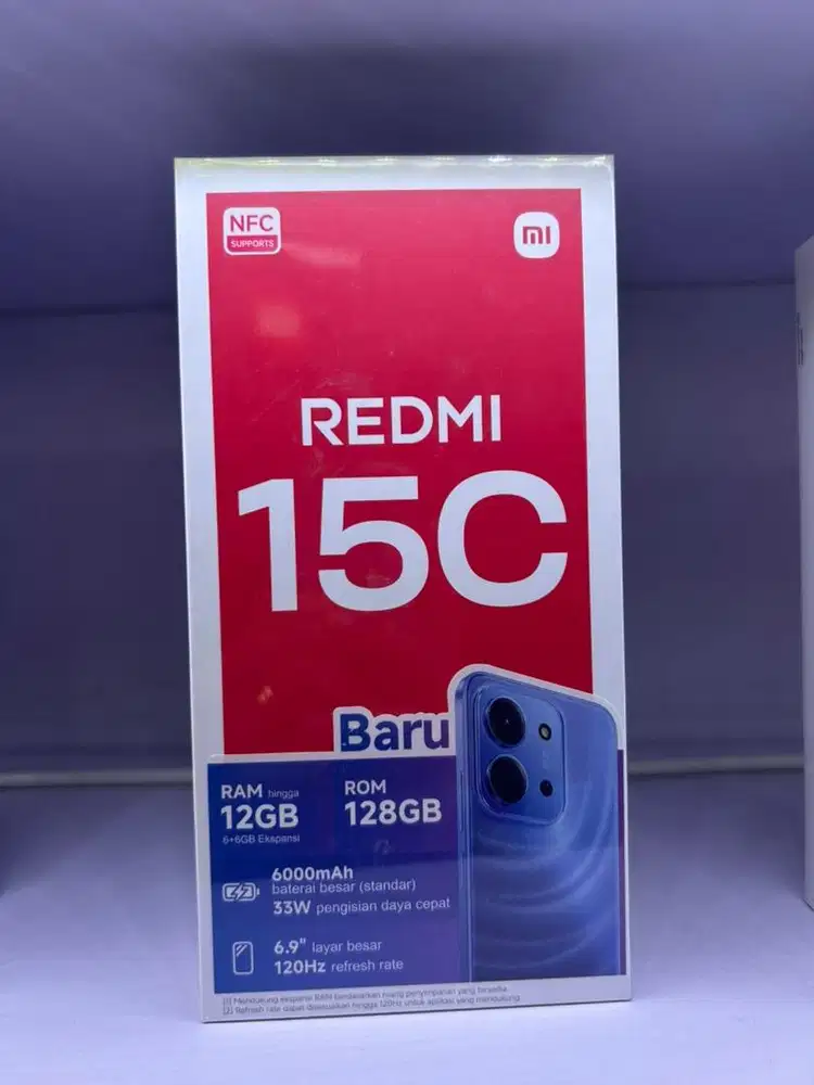 MSI REDMI 15C RAM 6/128GB BARU GARANSI RESMI