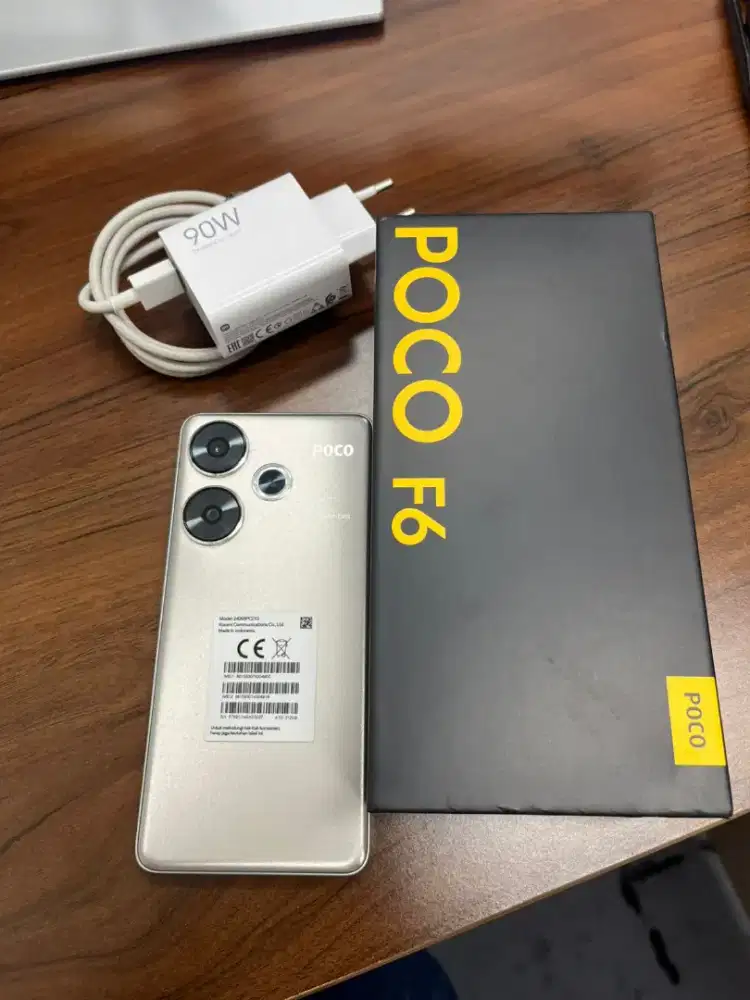 POCO F6 12/512GB Titanium Mulus Like New - Resmi Poco Indo