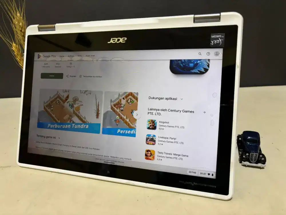 Laptop Acer Chromebook 2In1 Flip Touchscreen Ada Playstore No Minus
