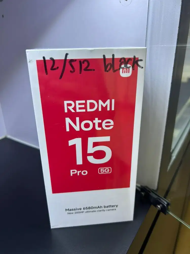 MSI REDMI NOTE 15 PRO 5G RAM 12/512GB BARU GARANSI RESMI 15 BULAN