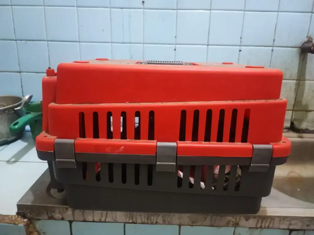 Pet Cargo Carrier Kandang Kucing Anjing Portable