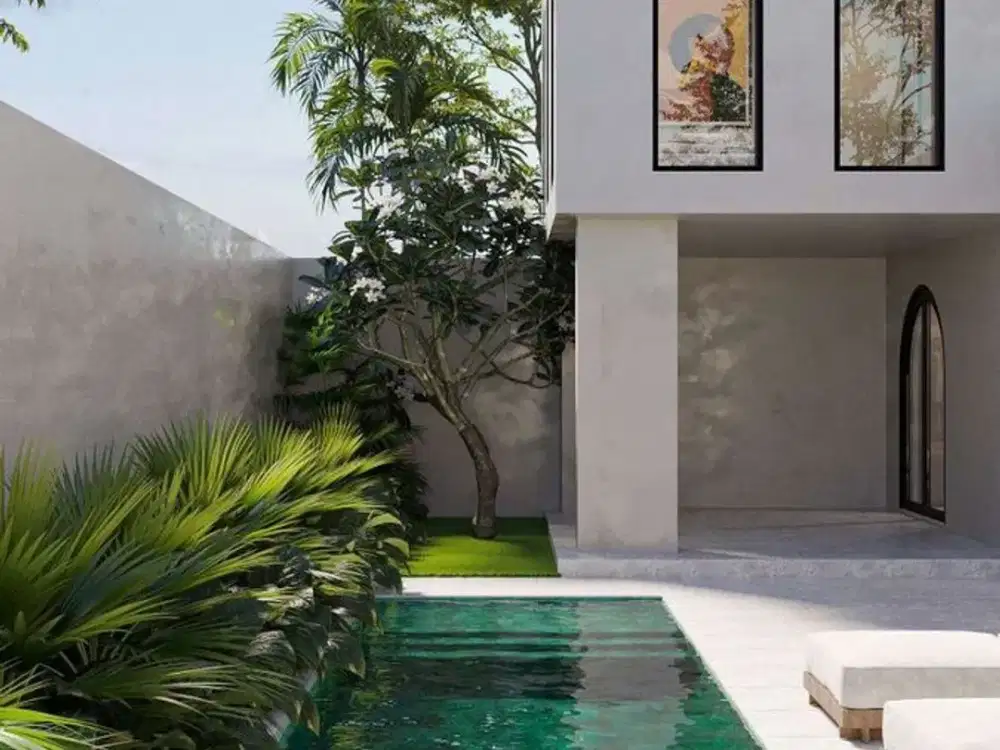 Modern 3 Bedroom Private Pool Villa 29 Year Leasehold In Nusa Dua