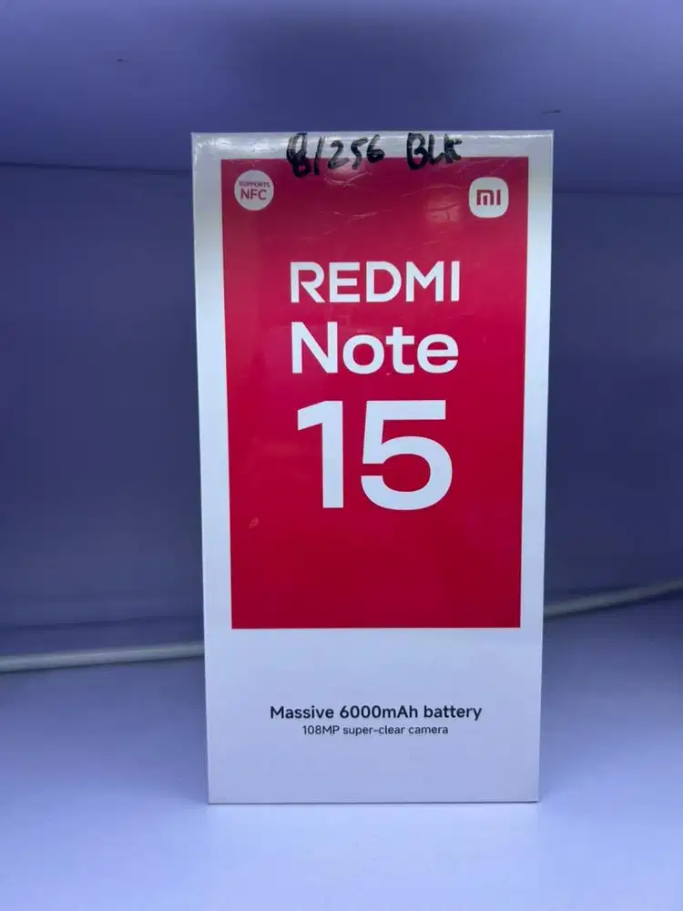 MSI REDMI NOTE 15 RAM 8/256GB BARU GARANSI RESMI 15 BULAN