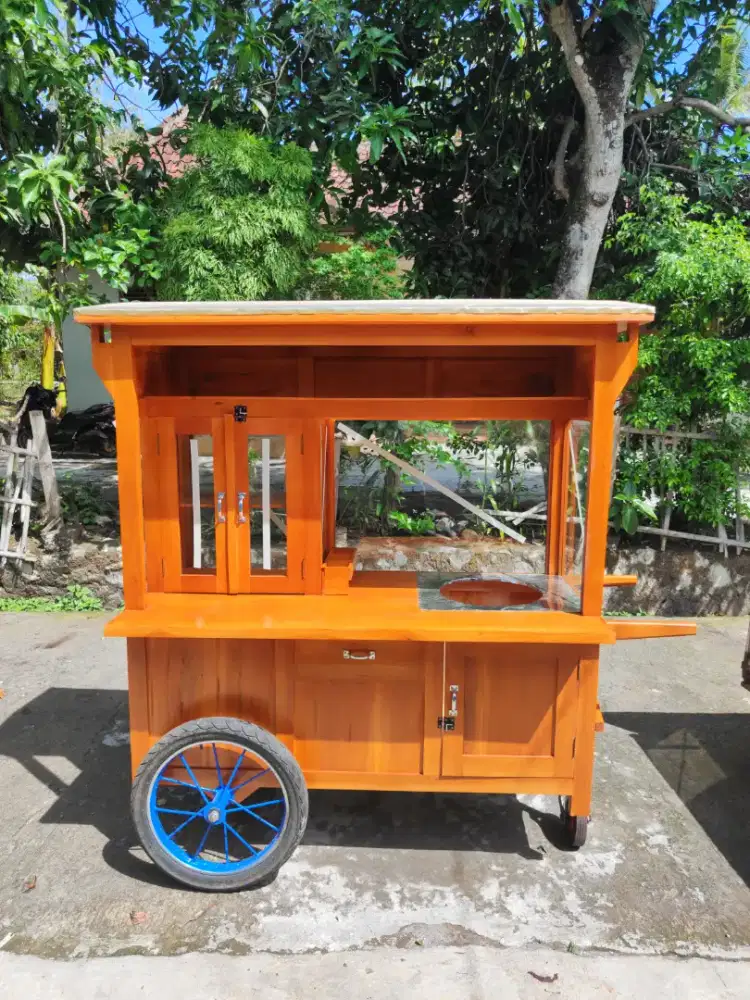 Jual Gerobak Angkringan, Bakso, Mie Ayam, Bubur, Sate, Soto, Pecel dll