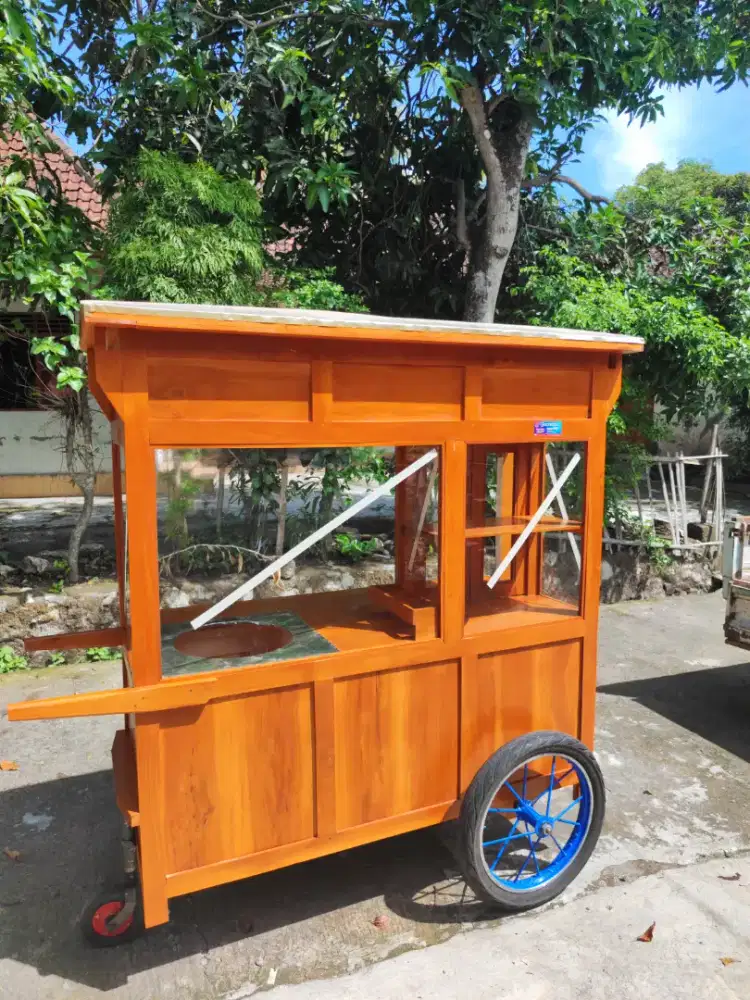 Jual Gerobak Angkringan, Bakso, Mie Ayam, Bubur, Sate, Soto, Pecel dll
