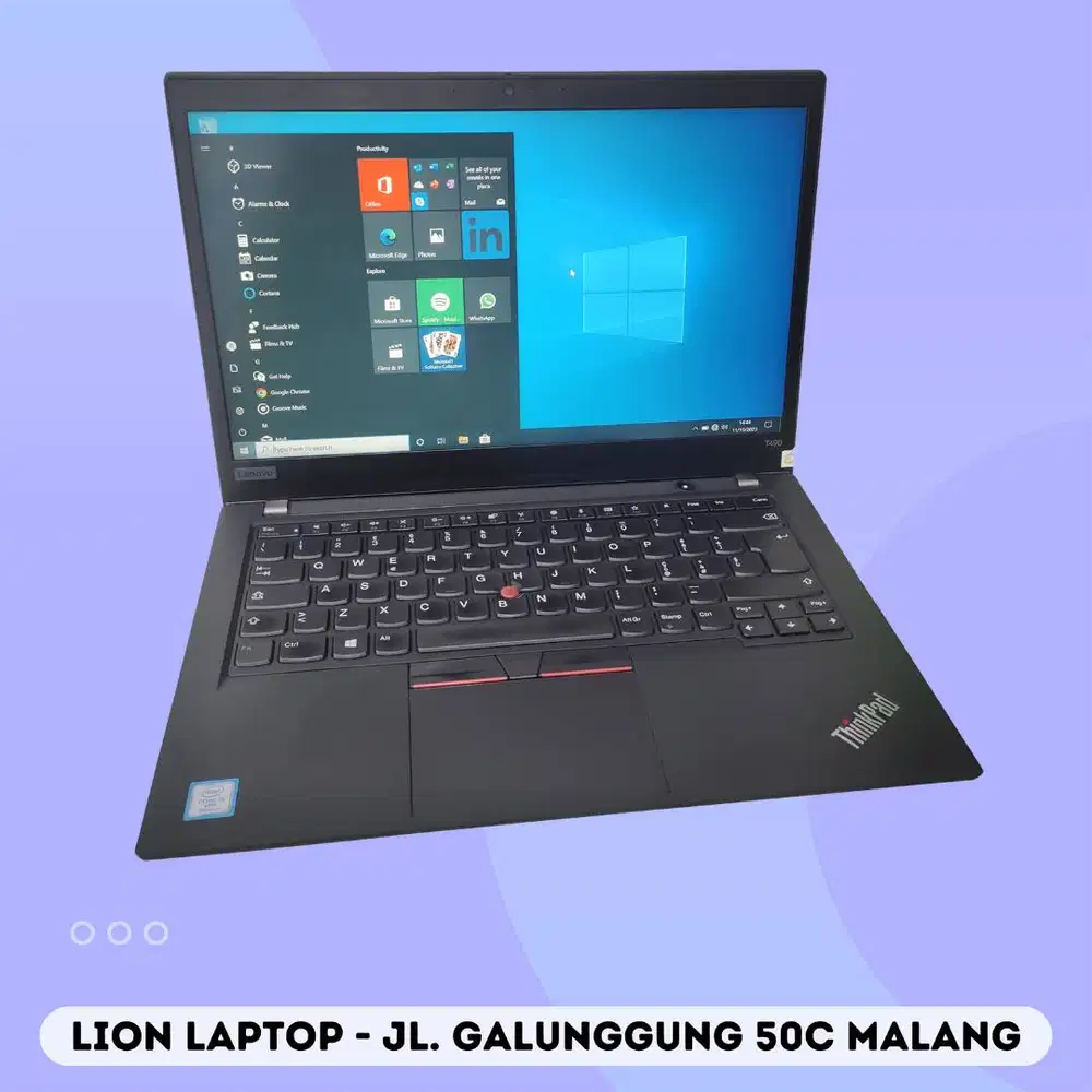 RAM 16GB i5 Gen 8 SSD 256GB Lenovo Thinkpad T490 [03|03]