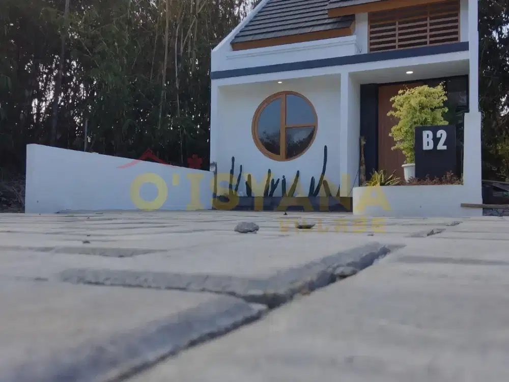 Rumah di Jogja Barat 20 Menit ke Kota Nuansa Jepang Ada Pos Security