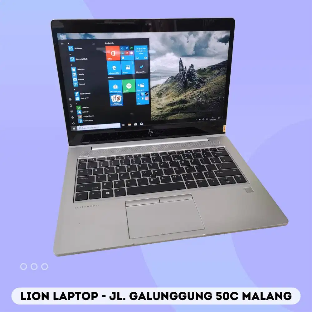 Core i7 gen 8 RAM 8GB Touchscreen Slim HP Elitebook 830 G6 [03|03]