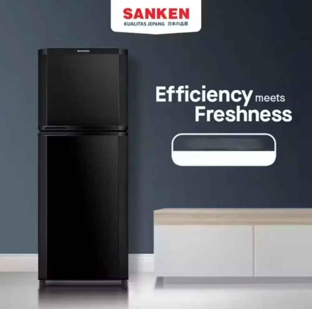 KULKAS 2 PINTU SANKEN SK-V235PA-BB