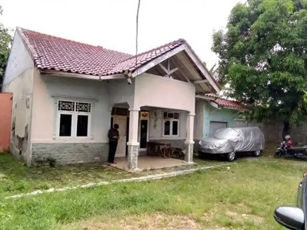 Dijual Tanah 474 m² Bonus Rumah 4 KT – Kramat Jati, Hadap Utara View Taman, Dekat Tol Jagorawi & Pasar Induk