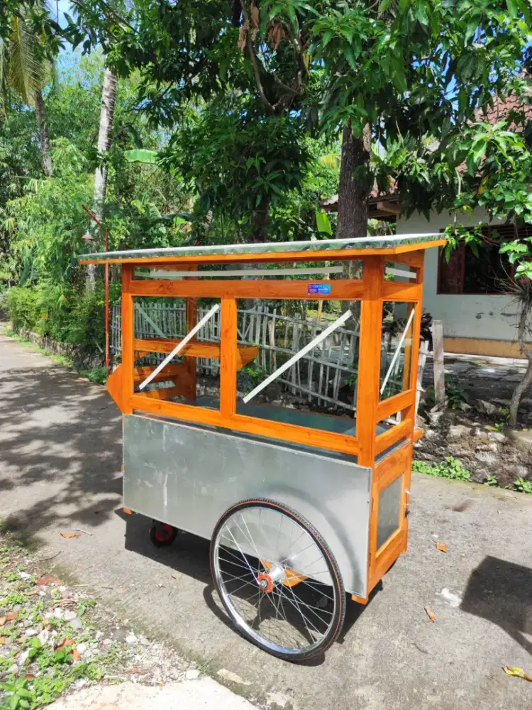 Jual Gerobak Angkringan, Bakso, Mie Ayam, Bubur, Sate, Soto, Pecel dll